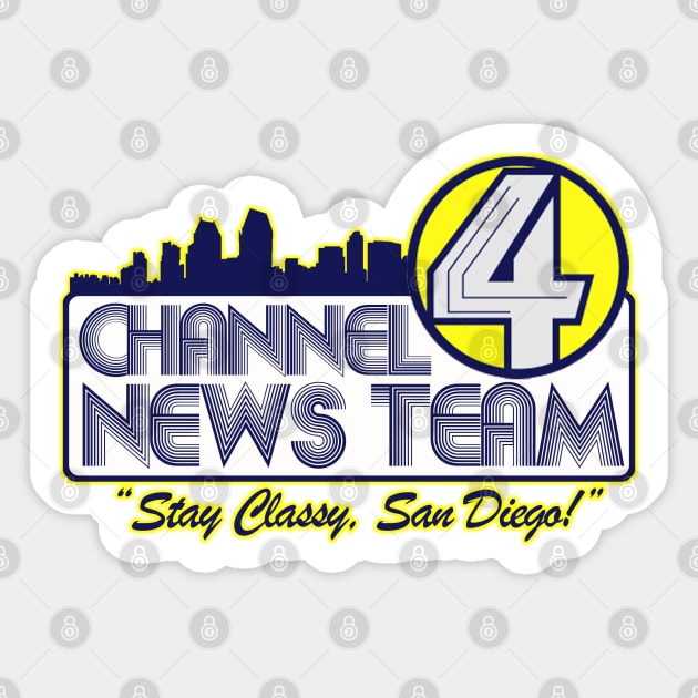 Channel 4 News Team Sticker by PopCultureShirts